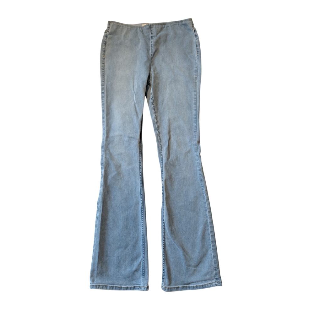 We The Free Free People Women's Penny Pull On Flare Jeans Light Blue Size 30